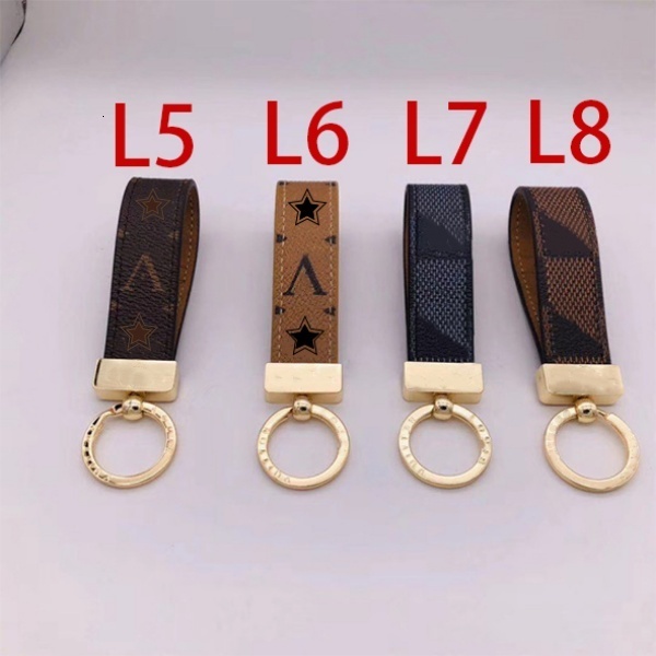 Designer Keychain Two items cheaper Fashion Men Women purse Keychain luxury High Quality Leather Bag Lanyard Gold Plated Key chain Car bag charm with box TOP001