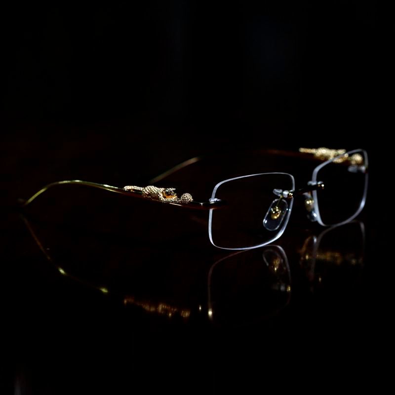 Luxury Designer Sunglasses for Women Mens Sunglass Fashion Sports Gold Silver Panther Frameless Rectangle Goggle Unisex Carti Glasses Eyeglass Womens Eyeglasses