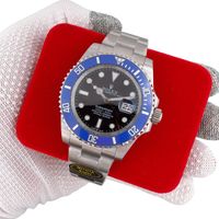 Black Dial Blue bezel Date