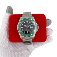 Black Dial Green bezel Date