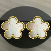 Gold shell earrings