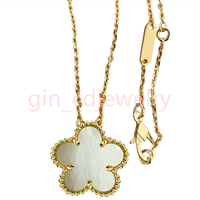 Gold shell necklace
