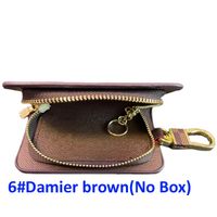 6#Damier Brown Keychains bag(No Box)