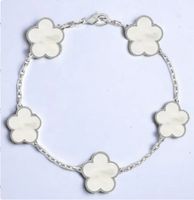 silver white braclelet