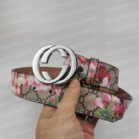 16#Silver buckle-width 3.8cm