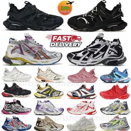 Designer Men Women Runner 7 7.0 Casual Shoes Track Led Sneaker Tracks 3 3.0 Platform Sneakers Luxury Paris Gomma Leather Trainer Extraordinary Mens Trainers Size 35-46