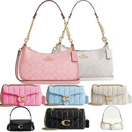 1:1 coachbagas RIGHT logo pink tabby 26 WOW Teri 25 shoulder bag Designer Bags 2026 Trends shoulder bag crossbody bag wallet purse sac handbag 12A.