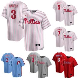 Men's Philadelphia Phillies Bryce Harper White Home Replica Player Name Jersey