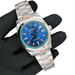 U1 Rolex Milgauss 116400 40MM Automatic Stainless Steel Watch Bezel Men's Watch Sapphire Glass Case New