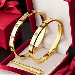 classic bracelet designer bracelet for women men braclet bangle luxury jewelry charm stainless steel Not fading Not allergic silver gold bracelet designer jewelry
