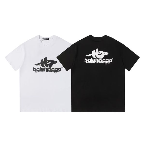 Men's T-shirt, Women's T-shirt, Designer T-shirt, High quality letter layer printed short sleeved loose casual T-shirt, 100% pure cotton men's and women's top OW