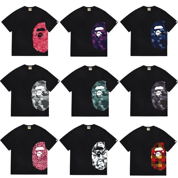 Fashion casual breathable oversize loose short sleeve designer shirts men women t shirt Letters Printed Vintage Washed Round-Neck tshirt