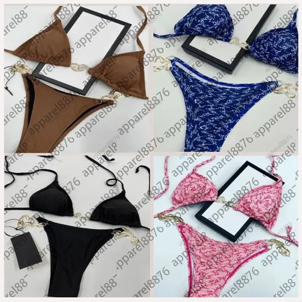 designer swim Women Swimsuits bikini set Multicolors Summer Time Beach Bathing suits Wind Swimwear Large size
