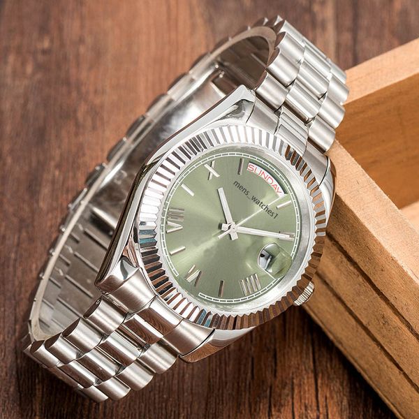 montre de luxe men's watch 41mm fully automatic movement stainless steel watch 2813 mechanical watch night light