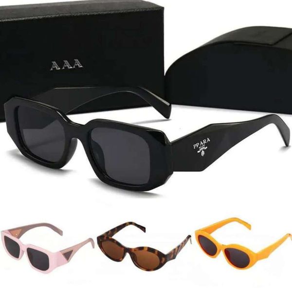 luxury Designer Sunglasses Womens Mens Wearing Outdoor Shades Fashion Senior Eyewear For Women Eyeglasses Frame Vintage Sun Glasses Triangular Signature With box