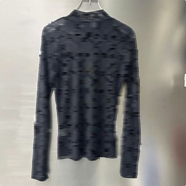 Women's T Shirts Gotoola 2023 High Version Spot Small Mesh Top Overclothes Moon Long Sleeve Bottoming Shirt Lace Sexy Girl Style